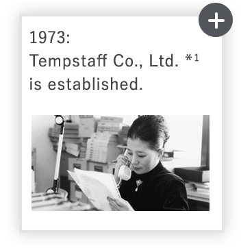 1973: Tempstaff *1  established