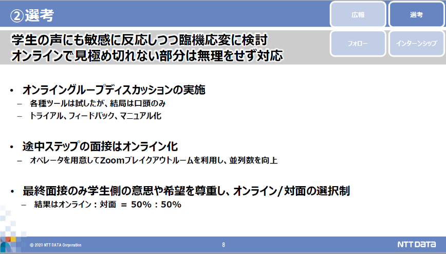 コロナ禍における採用改革 -サマリ- 