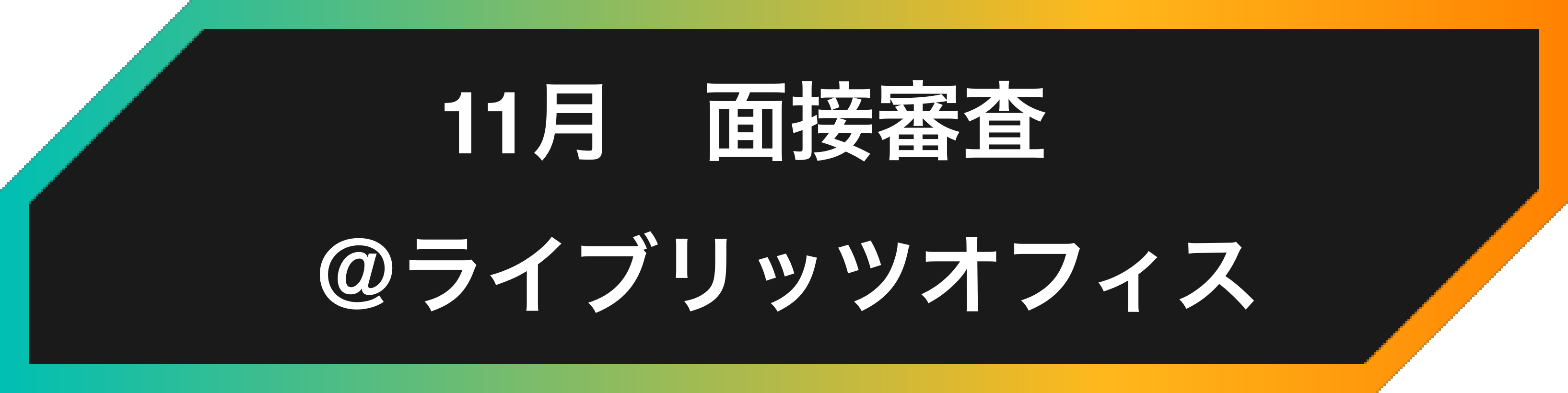 11月 面接審査 @ライブリッツオフィス